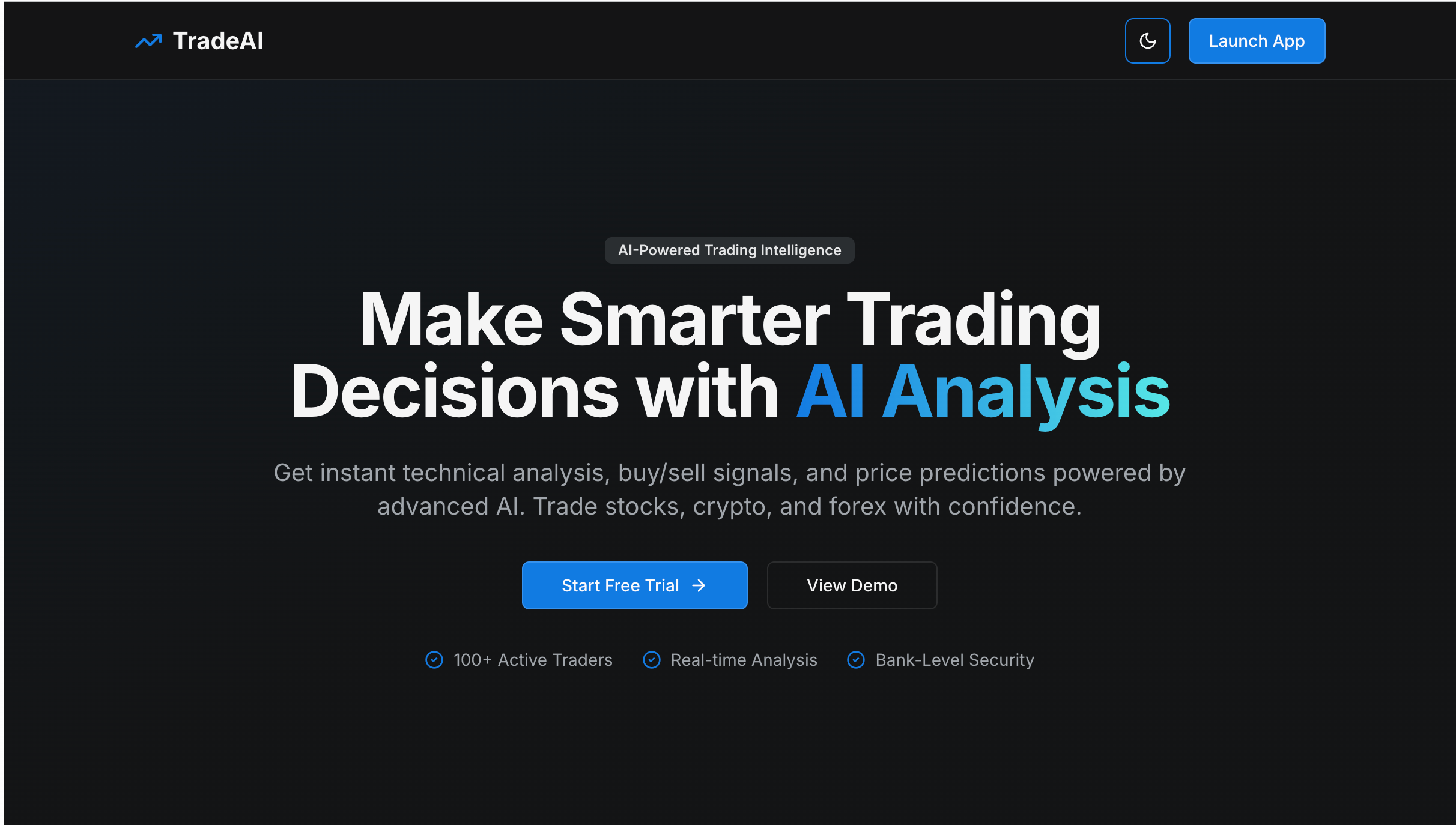 TradingAI-webpage
